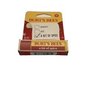 A Bit Of Spice Cinnamon Apple, Crisp Lip Balm Burts Bees Limited Holiday Edition